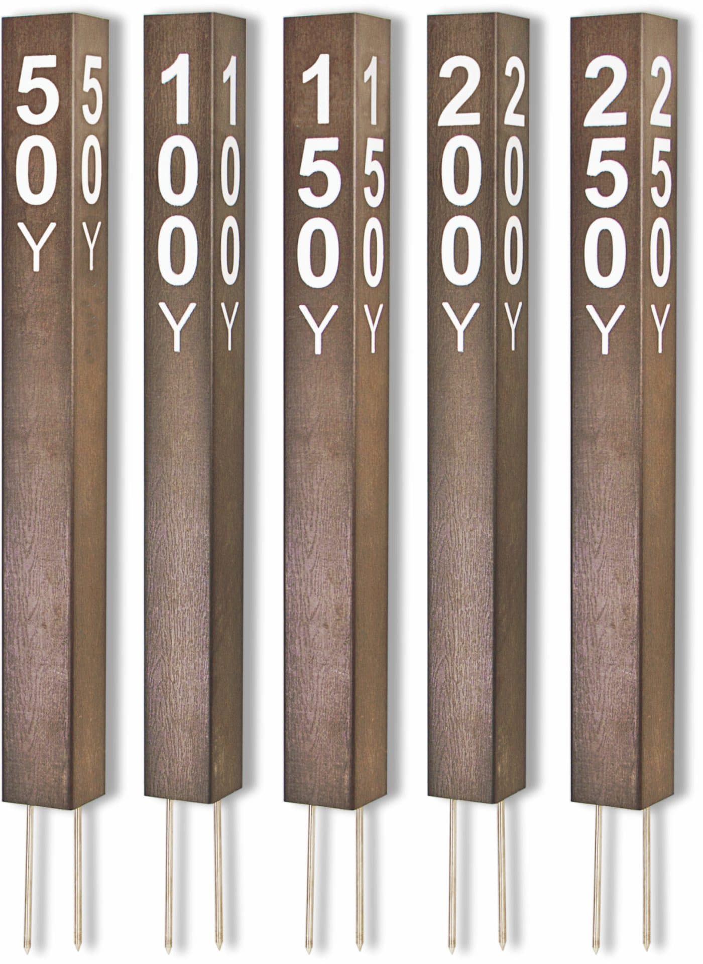 Engraved Distance Posts