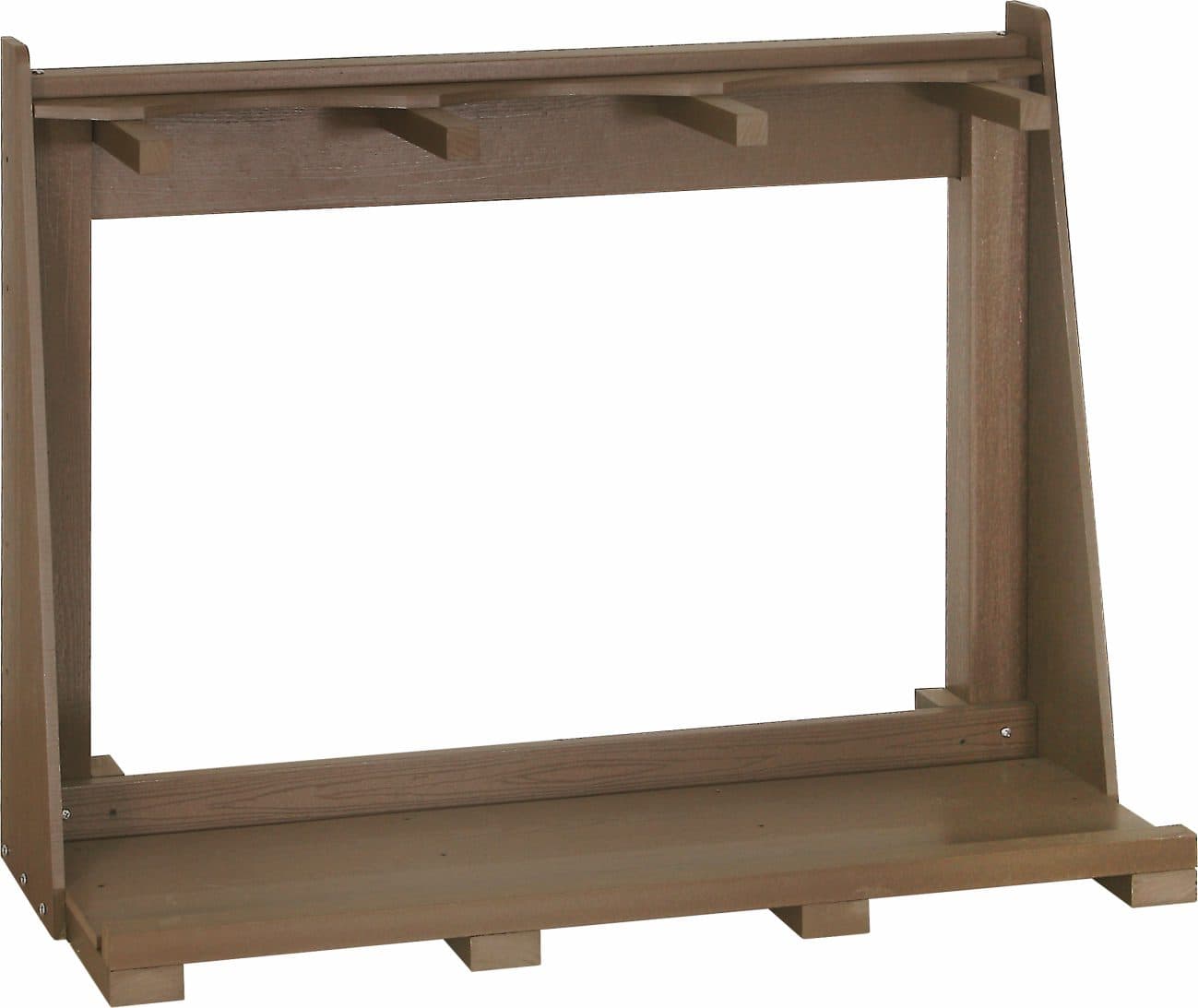 Panel-Back Bag Rack
